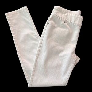 Chico's Women's Pull‎ On Jegging Comfort Stretch White Denim Pants Size 00